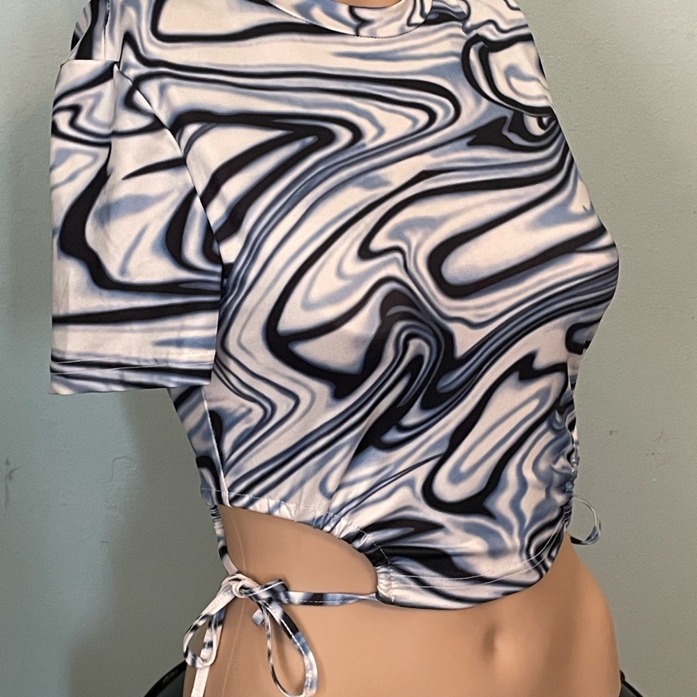 Abstract Swirl Women's Top